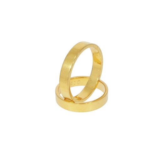 Obrączki złote klasyczne para