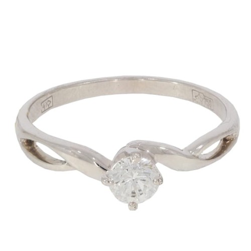 40886 Pierścionek z białego złota