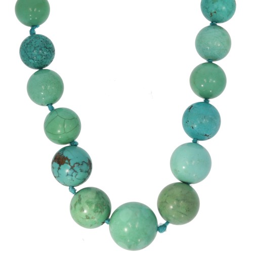 48678 Naszyjnik ze stopniowanym turkusem