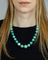 Korale sznur kamieni turkusowych