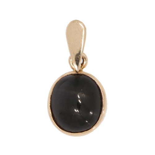 54738 Zawieszka z żółtego złota z okrągłym kaboszonem