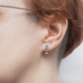 56188 Kolczyki z żółtego złota z cyrkoniami