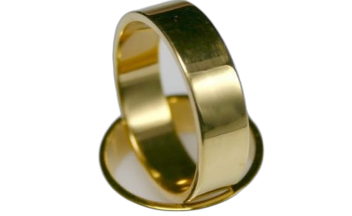 Obrączki złote szerokie