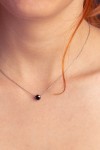 Naszyjnik z czarnym diamentem