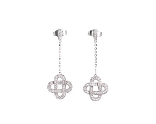 Złote kolczyki z 86 diamentami