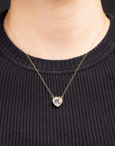 Naszyjnik z cyrkonią