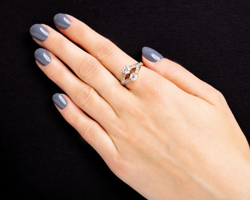 Pierścionek z brylantami ok. 1,00 ct