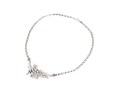 Naszyjnik w białym złocie wysadzany diamentami
