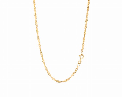 Złoty łańcuszek, singapur 45 cm