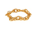 Bransoletka łańcuchowa, złoto próby 750