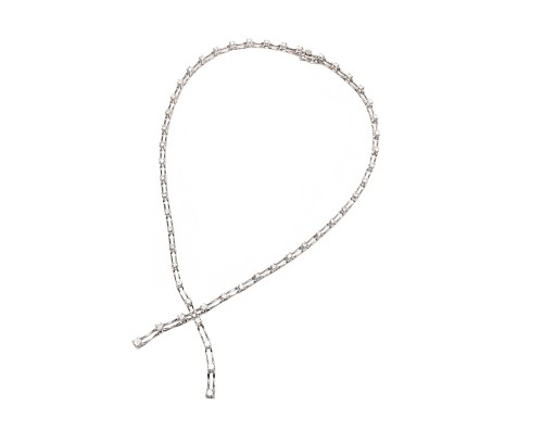 Naszyjnik wysadzany 50 diamentami, łączna masa ok. 4,50 ct