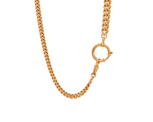 Złota dewizka, długość 45 cm