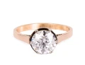 Pierścionek z brylantem ok. 1,86 ct, XX wiek