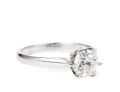 Pierścionek w białym złocie z brylantem ok. 1,1 ct