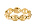 Złota bransoleta w stylu GUCCI, złoto 750