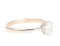 Pierścionek z diamentem w starym szlifie ok. 0,72 ct