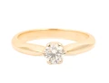 Pierścionek z diamentem o masie ok. 0,47 ct