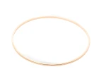 Sztywna bransoleta obręcz, typu bangle w żółtym złocie