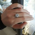 Pierścionek z żółtego i białego złota z diamentową karmazycją 2,2 ct 33198