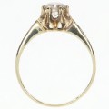Pierścionek złoty  z diamentem 74