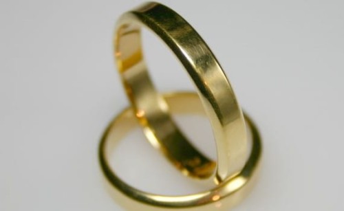 Obrączki złote cienkie płaskie