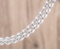 Łańcuch srebrny gruby pancerka