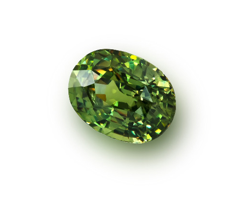Naturalny Demantoid Ural